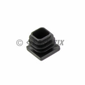 Capac plastic pentru teava patrata  20 x 20 mm - Negru 