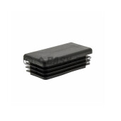 Capac plastic pentru teava rectangulara 30 x 20 mm - Negru