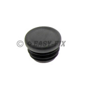 Capac plastic pentru teava rotunda  D 26,9 mm (3/4") -  Negru