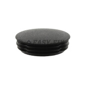 Capac plastic pentru teava rotunda  D 48,3 mm (1-1/2") -  Negru