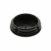 Capac plastic pentru teava rotunda  D 60,3 mm (2") -  Negru
