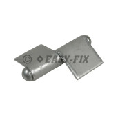 Balama doua aripi-montaj prin sudare L140xØ19x36mm - deschidere mana stanga