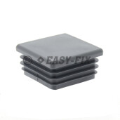 Capac plastic pentru teava patrata  50 x 50 mm - Gri RAL 7024