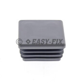Capac plastic pentru teava patrata  50 x 50 mm - Gri RAL 7024