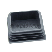 Capac plastic pentru teava patrata 100 x100 mm - Gri RAL 7024