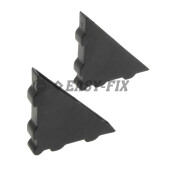 Coltar protectie la transport  50x72x 8mm - Negru (4 buc)