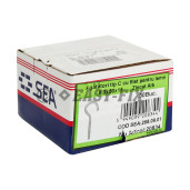 Agăţător cu filet pt lemn tip C - Ø6,0x 50x15 ZA (50 buc)