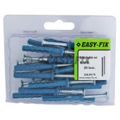 Diblu şurub cui Înecat Tip Z -  6 x 40 Nylon Blue