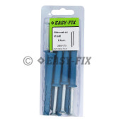 Diblu şurub cui Înecat Tip Z -  8 x 80 Nylon Blue