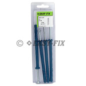 Diblu şurub cui Înecat Tip Z -  8 x120 Nylon Blue
