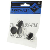Protectie pentru picior metalic scaun Ø20mm - Transparent / Feltru (4 bucati)