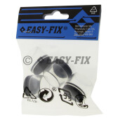 Protectie pentru picior metalic scaun Ø22mm - Transparent/ Feltru (4 bucati)
