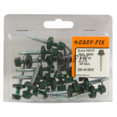 Şurub vopsit DIN 7504K-R + EPDM Ø14 - 4,8x 35 RAL 6005