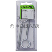Agăţător cu filet metric tip O - M 6x100x18 ZA