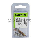 Diblu rapid Zinc şi Şurub L 4,5x40