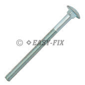 Şurub cap bombat torbant DIN 603-4.8 - M10x120 ZA