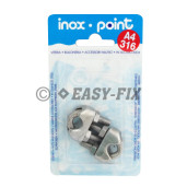 Bridă pt cabluri Ø  8mm Inox A4