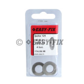 Şaibe plate DIN 125 A -   M10 x20x 2,00 Inox A2