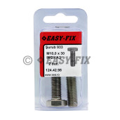 Şurub cap hexagonal M 10x 30 DIN 933 Inox A2