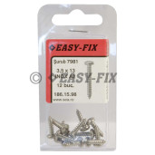 Şurub pt tablă cap bombat DIN 7981 - 3,5x13 Inox A2 - PH2