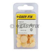 Capac plastic cu pin pt şurub cuplare - Crem
