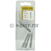 Prezon lemn-metal M 8x 50 ZA L30/M16
