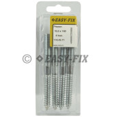 Prezon lemn-metal M10x100 ZA L45/M40 - SW8