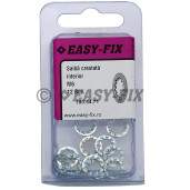 Şaibe elastice crestate int DIN 6798 J - M  6 ZA