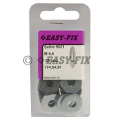 Şaibe plate DIN 9021 - M 6x18x1,60 ZA