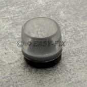 Protectie pentru picior metalic scaun Ø25mm - Transparent/Feltru (4 bucati)
