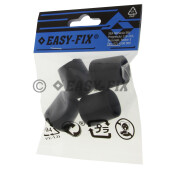 Protectie pentru picior metalic scaun Ø20mm - Negru (4 bucati)