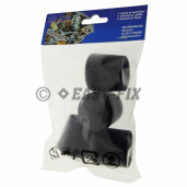 Protectie pentru picior metalic scaun Ø30mm - Negru(4 bucati)
