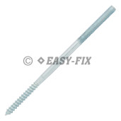 Prezon lemn-metal M 8x160 ZA L45/M50 - SW6 (80 buc)