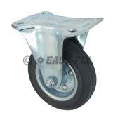 A-Roată cu placă fixă Ø100x27 H=130 - 60kg OL+Cauciuc