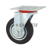 A-Roată cu placă rulment Ø100x27 H=130 - 60kg OL+Cauciuc
