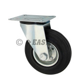 C-Roată cu placă rulment Ø160x38 H=195 -120kg OL+Cauciuc