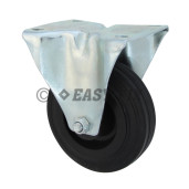E-Roată cu placă fixă Ø160x38 H=195 -120kg PP+Cauciuc
