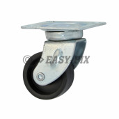 Rotilă Ø32x13 mm H= 44 cu placă si rulment - 15kg PP Negru