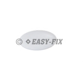 Capac plastic pentru cap înecat  PZ2 - Alb