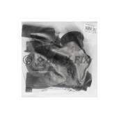 Picior plastic bază mare pt mobilă Ø28 X100mm - Negru