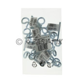 Cârlig răsucit cu filet metric Ø 12 - M 6x 70mm - ZA