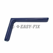 Consolă metalică L pt etajere 140x240mm - Albastru