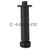 Picior reglaj mic pt mobila Ø28x130mm - Negru