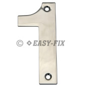 Numar din inox H=100mm  1 - Cromat lucios