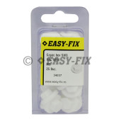 Capac plastic cap hexagonal SW 8 - RAL 9010 Alb
