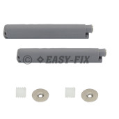 Închizător aplicat cu magnet pentru uşi 20mm - Gri