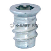 Bucşă oţel dublu filet M 6xØ 10xL 24mm ZA - SW6 (100 buc)