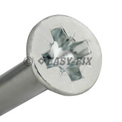 Şurub filet pt lemn cap înecat DIN 7997 Ø 7 x 85/70 PZ4 ZA