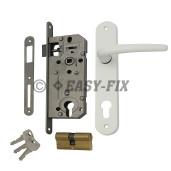 Set 035-501 broasca cu cilindru si maner pentru usa de intrare Y90 - Alb
