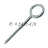 Cârlig cu ochi sudat tip B Ø24 - 10x127mm - ZA (50 buc)